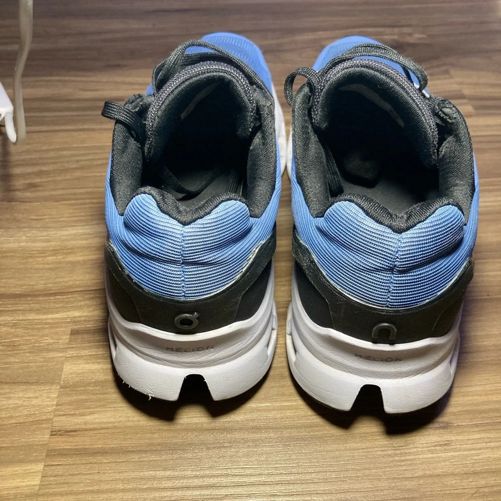 On Cloudstratus Shoes Women Size 9 Blue Running Helion CloudTec Sneakers - Picture 6 of 16